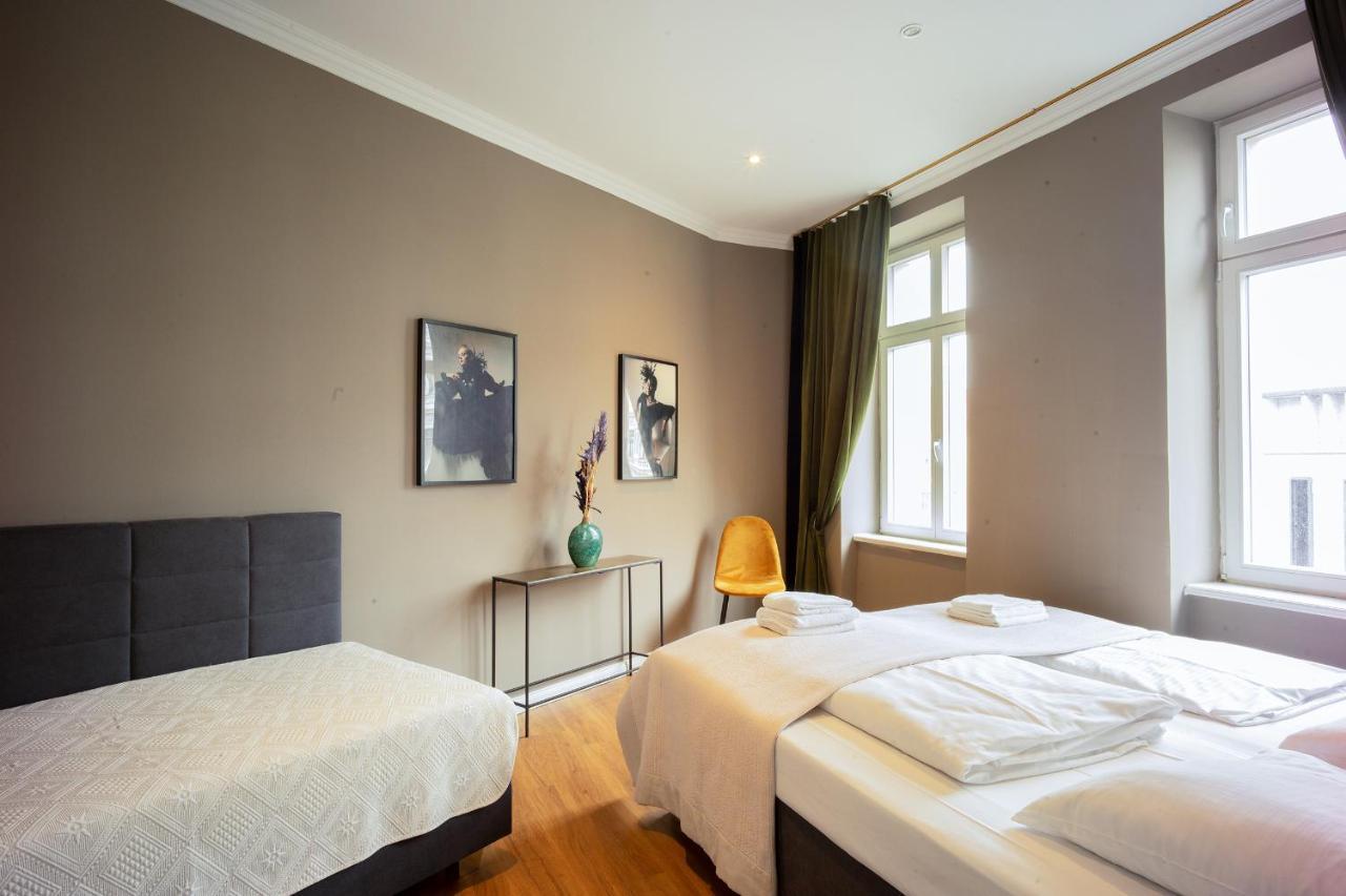 Leipzig-Suites No.12 4 Zimmer Apartment Und Balkon 外观 照片